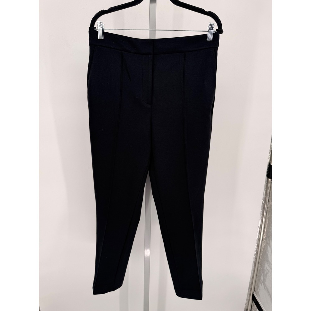 Ann Taylor The Ankle High Rise Slim Leg Pants Black Size 10 NWT